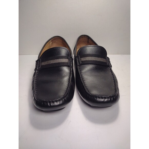 Bally Men\'s Waltec Walker Black Leather Driving Loafers Size 10 US main image 11